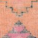 3x10 Peach & Pink Vintage Runner Rug, 84x310Cm