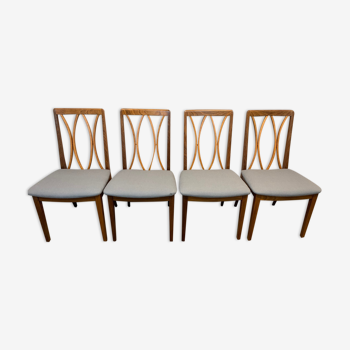 Set of 4 teak chairs by E Gomme for G Plan