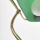 Banker lamp notary golden opaline green
