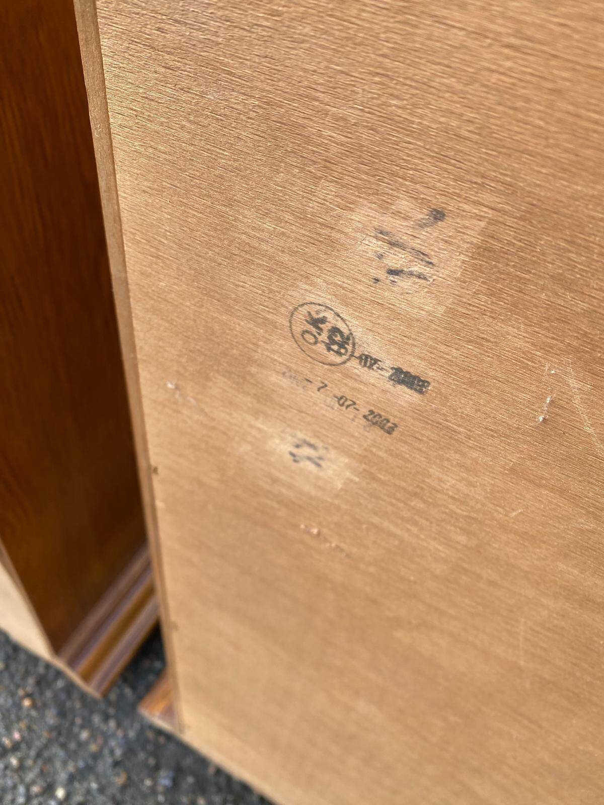 2 Louis XIV bedside tables made of wood from the 20th century.