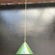 Enamelled sheet metal cone suspension