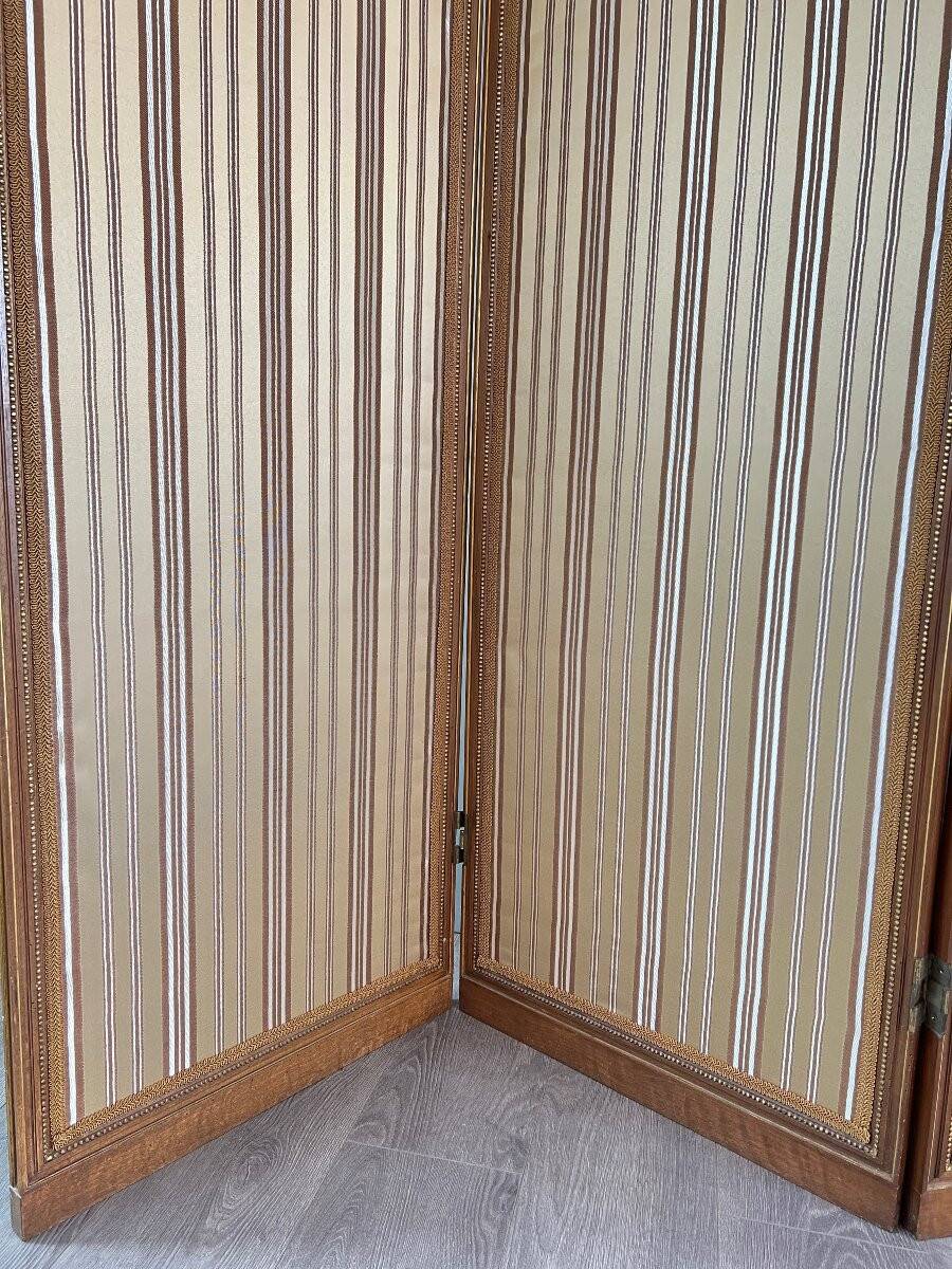 Antique Four-Leaf Screen, 19th Century flag