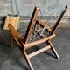 Airborne FS105 oak and fabric armchair by Pierre Guariche - 1950s