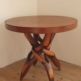 African teak root table 50s