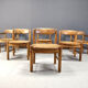 Rainer Daumiller pine wood dining chairs for Hirthals Savvaerk