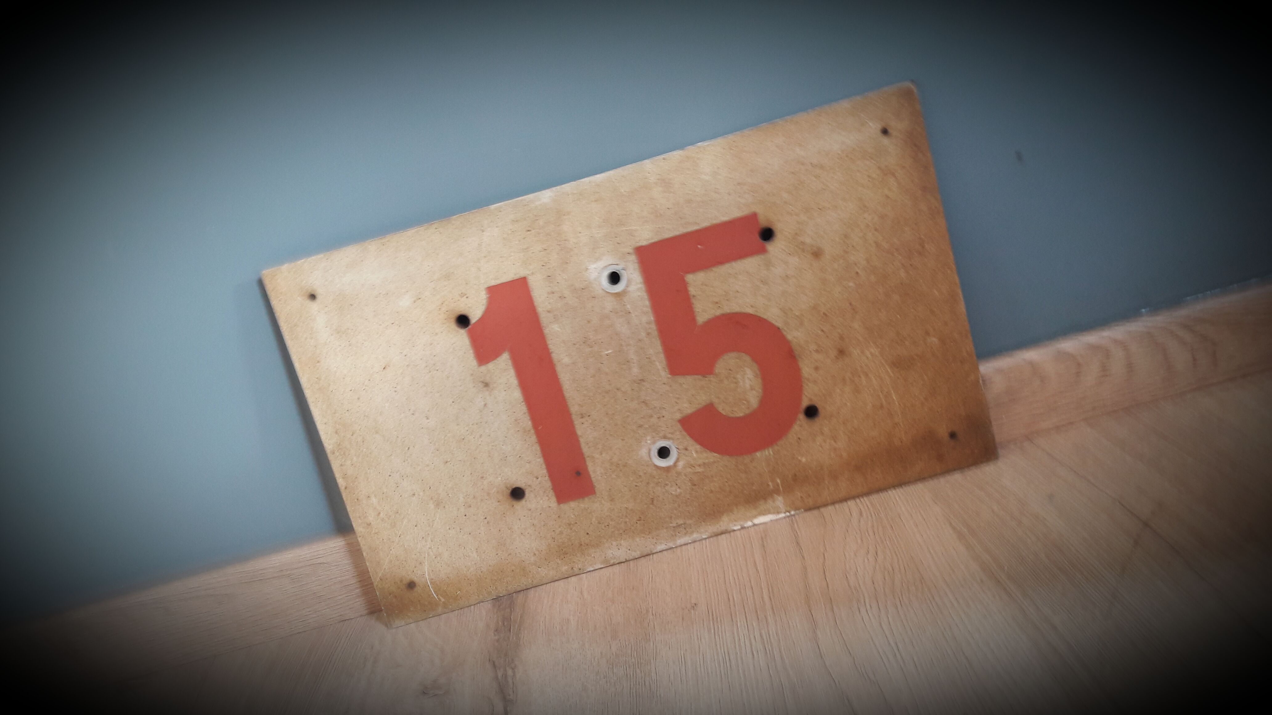 Authentic industrial plate 15