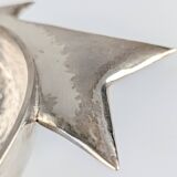 Silver Sculptural Bowl by Graziella Laffi, Signed, Peru, 1960s