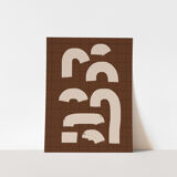Abstract object giclee print, 50x70cm