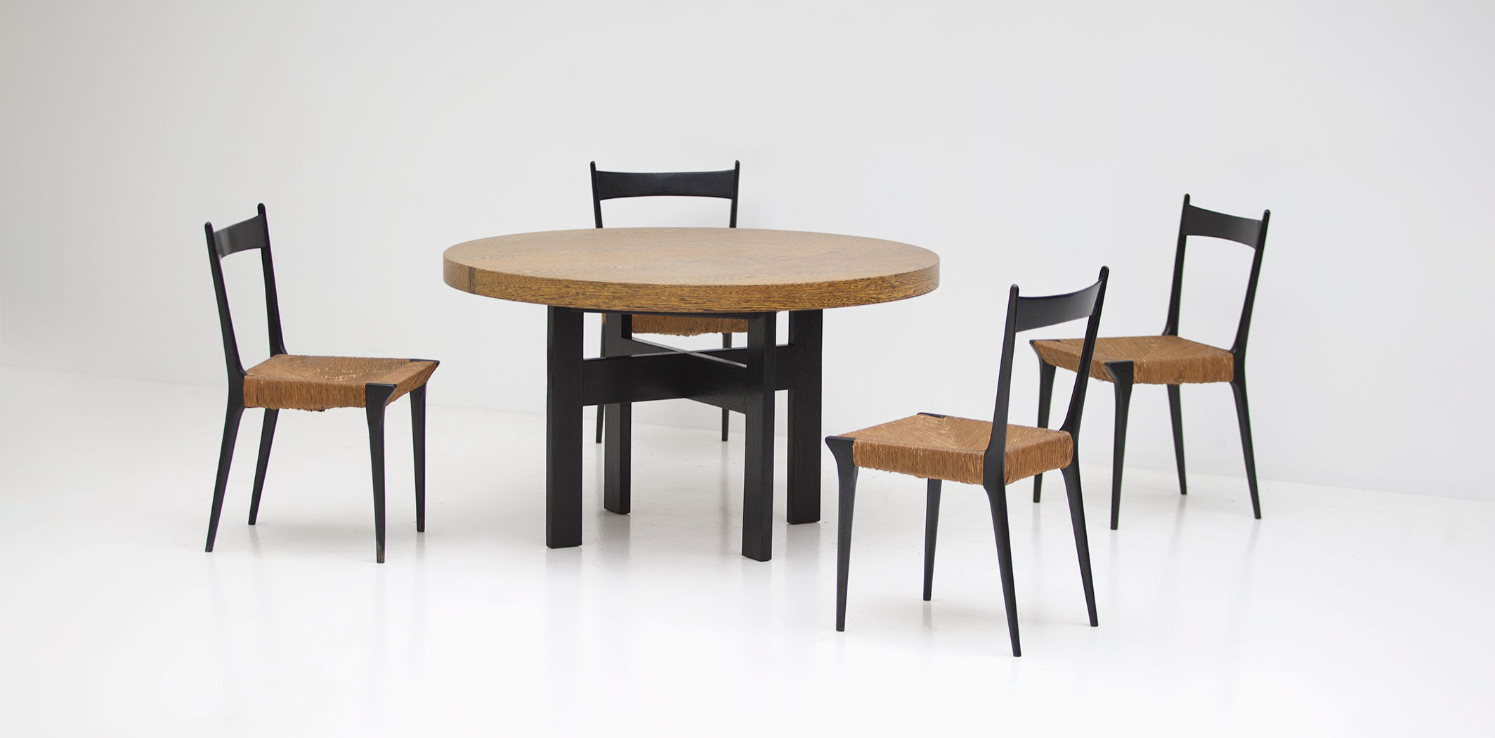 Ensemble de chaises S2 par Alfred Hendrickx pour Belform