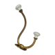 Patère brass porcelain