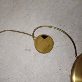 Brass articulated floor lamp