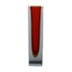 Vintage glass vase by Murano Sommerso by Flavio Poli - 1960