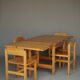 Pine Dining Set by Edwin Helseth for Strange Bruk, 1960s