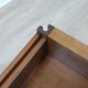 Angelo Mangiarotti for Molteni 4D Series solid wood Bar Cart 1970s