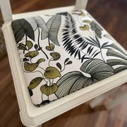 5 relooked antique chairs