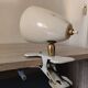 Lamp casserole reader lamp spot with ball joint clip brass vintage