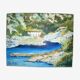Oil on canvas by Patrice Skrabal Calanque de Morgiou