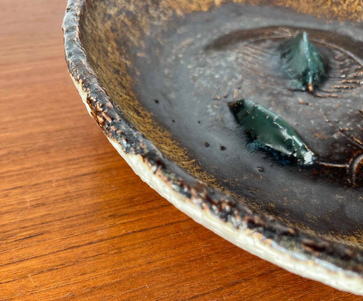 Danish Scandinavian bowl from the mid-century by Clara Helmich, 1960s.