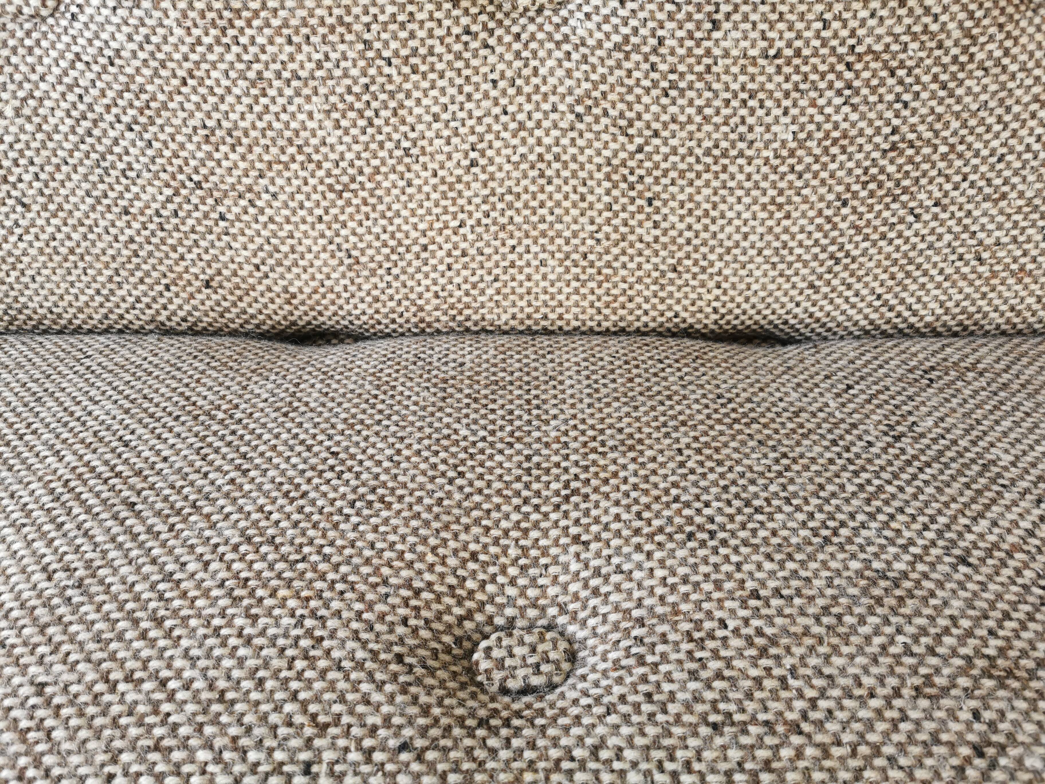 Banquette day bed en chêne design 1970