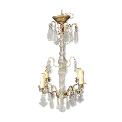 Ancien lustre pampilles