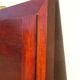 Large antique mirror in a flame mahogany frame; 132x82 cm