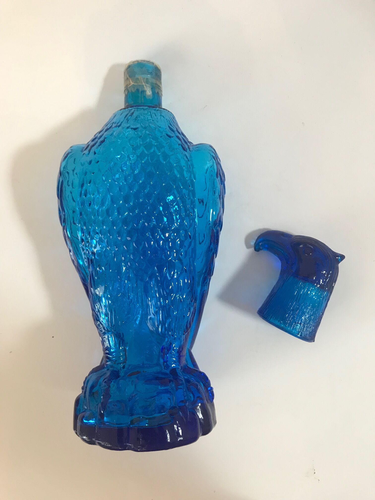 Bottle forming an eagle