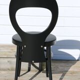 BAUMANN black seagull chair black skai