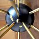 Sputnik 9-armed lustre, Italy, 1960