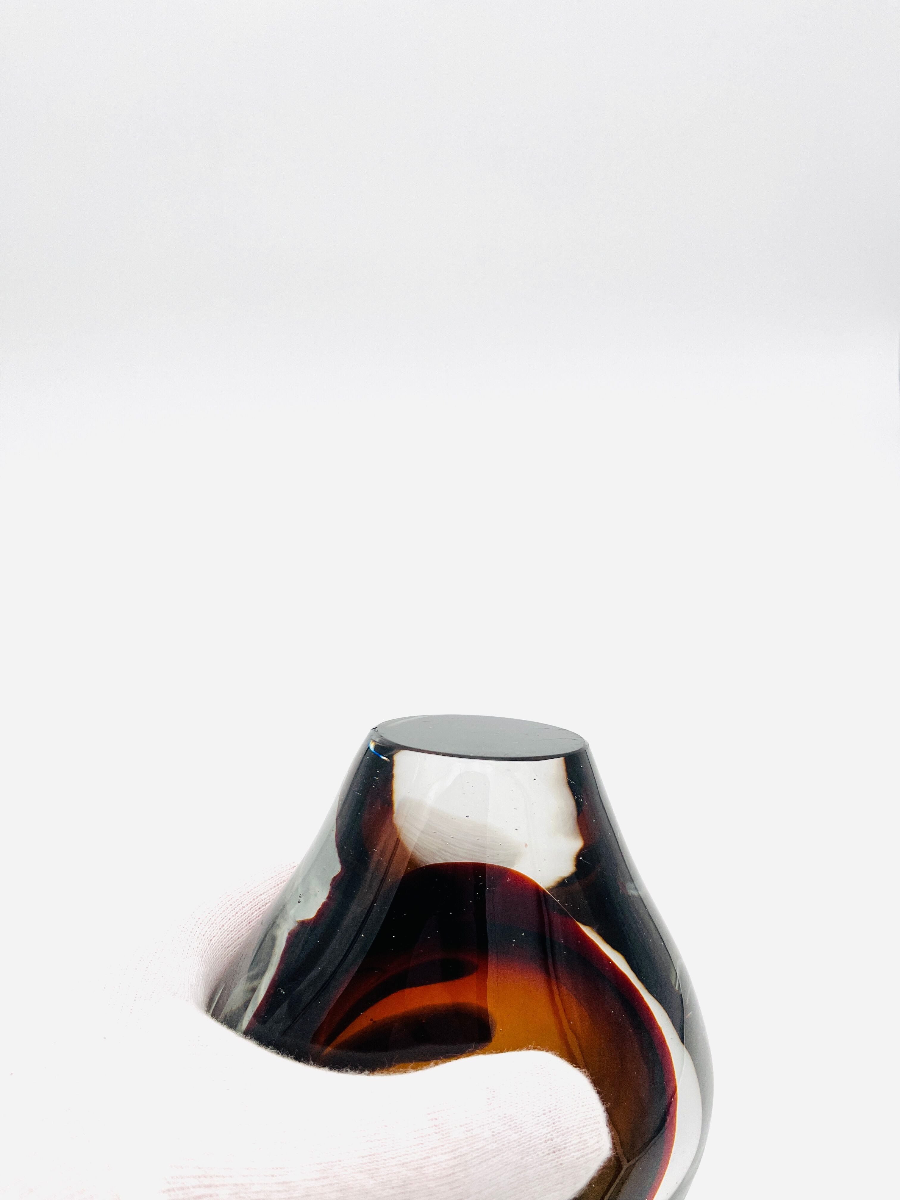 Murano Sommerso vase by Flavio Poli for Seguso 1960