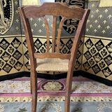 Suite of 4 rustic mulched chairs