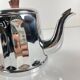 Vintage chrome-plated metal and bakelite coffee set, 1940s/50s