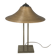 Lampe de table en laiton et rotin en roseau, Italie 1970