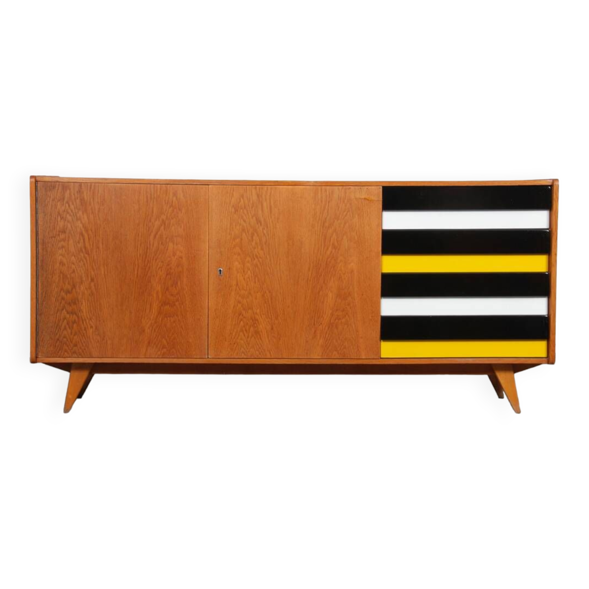 Oak sideboard by Jiri Jiroutek, model U-460, 1960