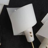 Modernist wall light sconces 1950s 60s design lamp dlg arlus lunel