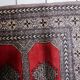 Vintage Uzbek Bukhara rug 92cm x 140cm 1960s
