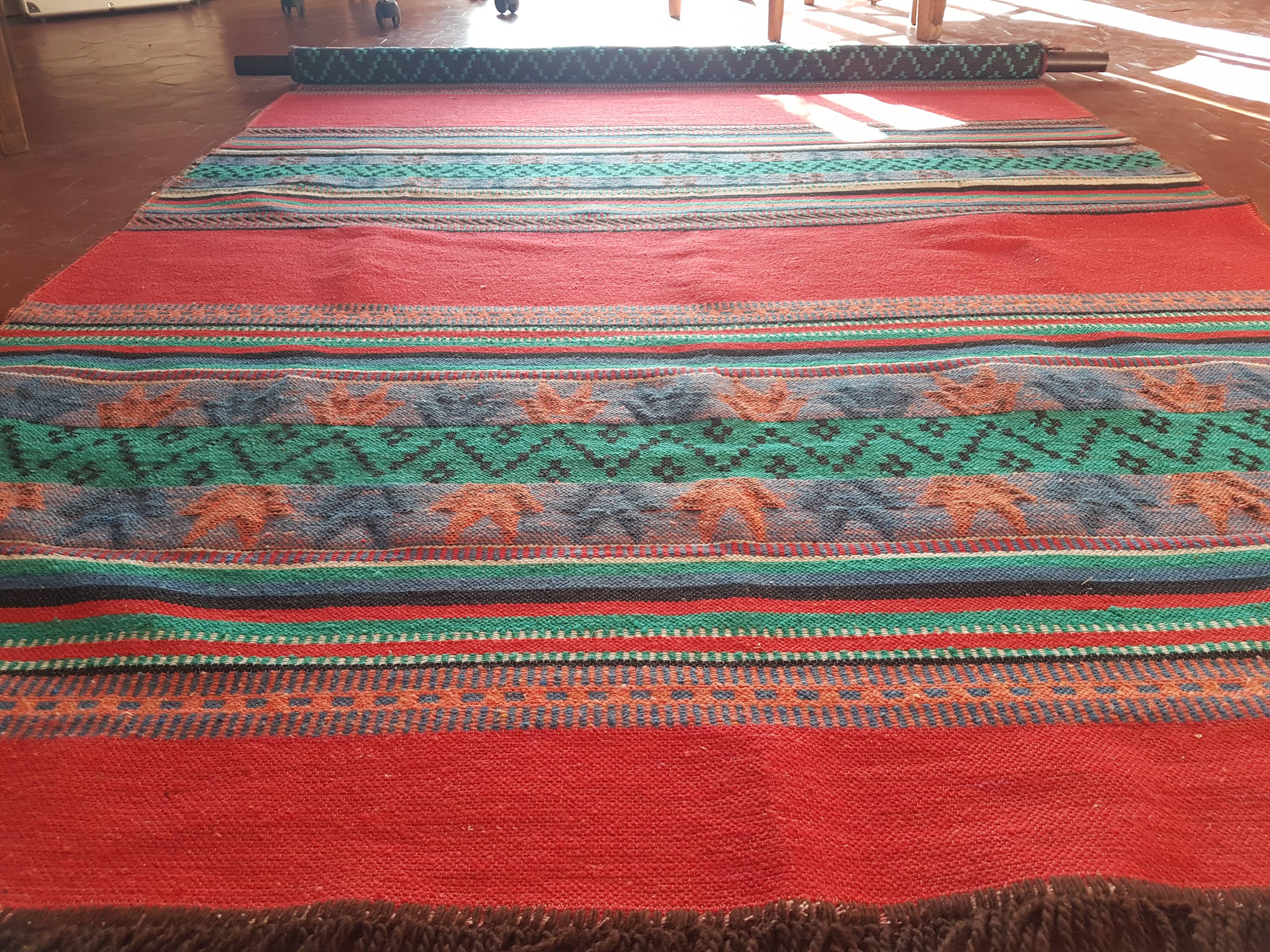 Modern Berber Kilim 215x128