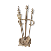 Bronze fireplace servant