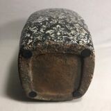 Old enamelled terracotta vase from the 70's vintage