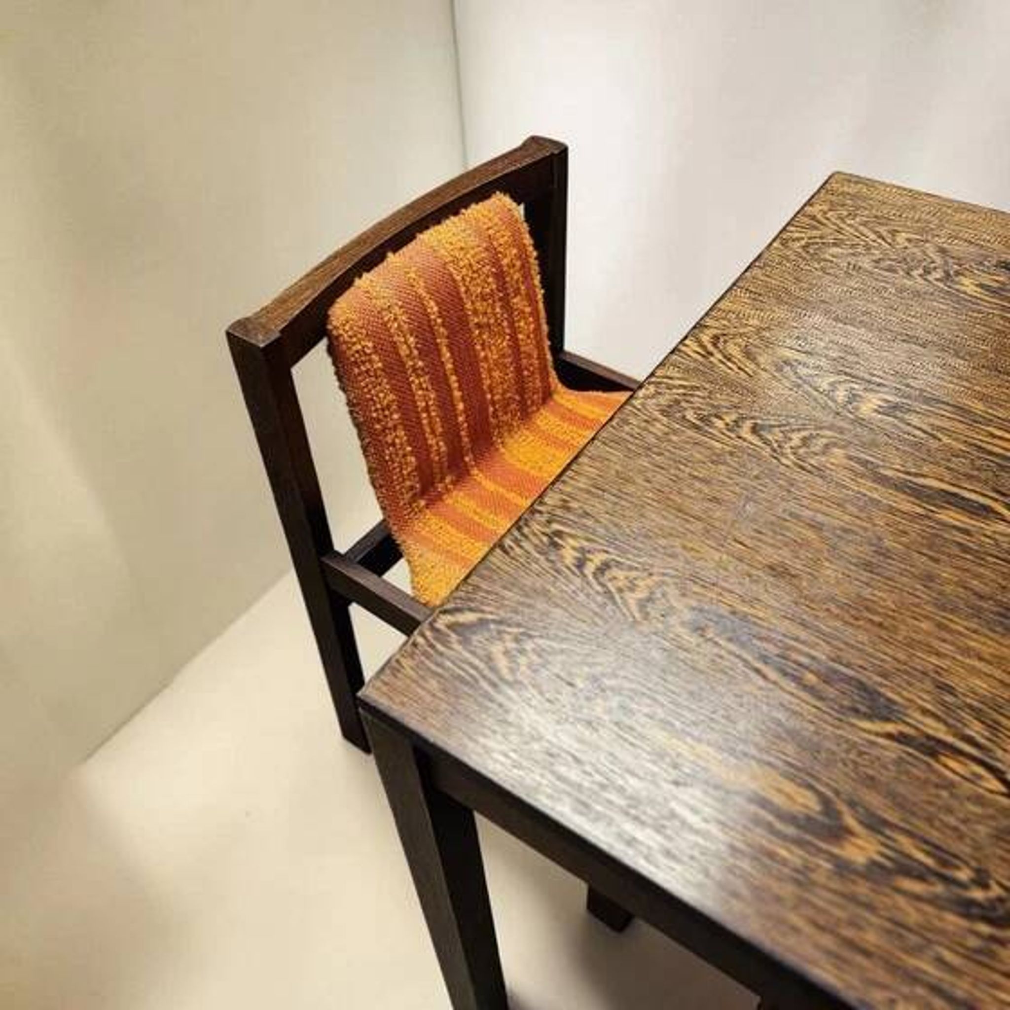 Dining Set from the Mid-20th Century – Table with 6 Chairs (1970s)