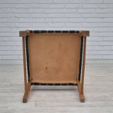 1970s, set of 6 Danish dining chairs, original condition, oak wood, furniture wool.