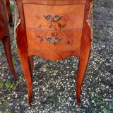 Pair of bedside rocaille style