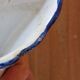 Wall-mounted bouquet holder in Nevers faience - By Amand Hiver