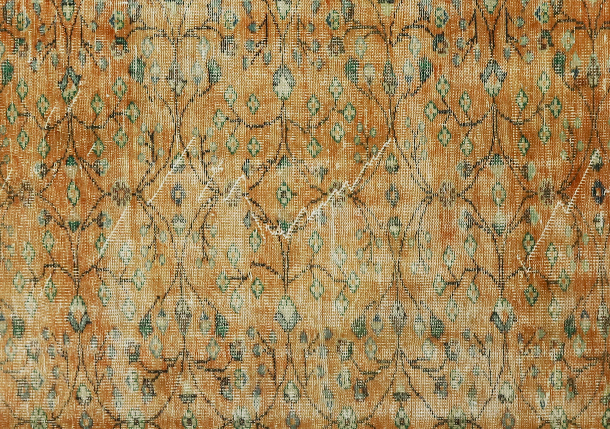 Anatolian handmade vintage rug 275 cm x 168 cm