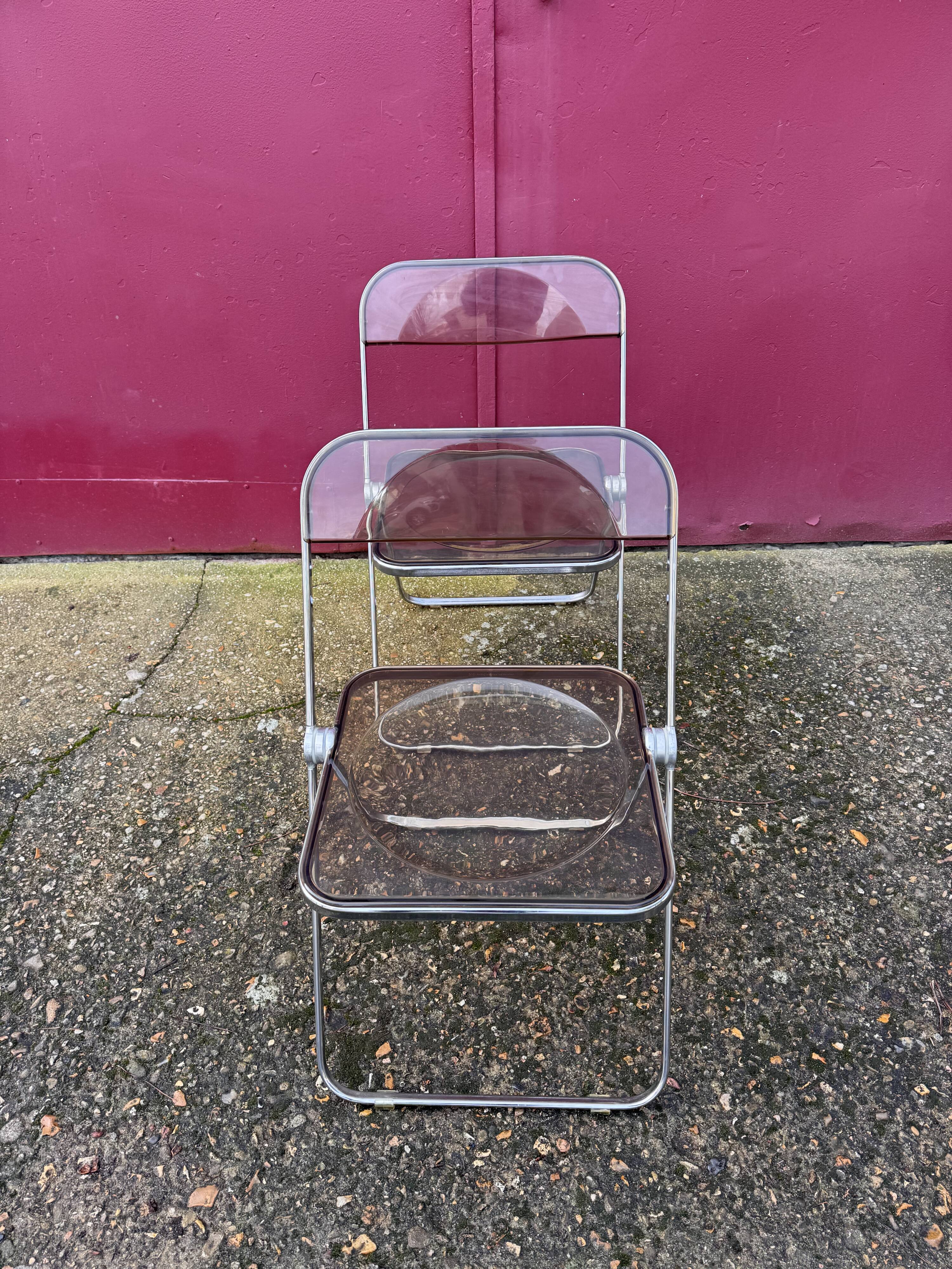 Suite de 4 chaises Plia - Giancarlo PIRETTI