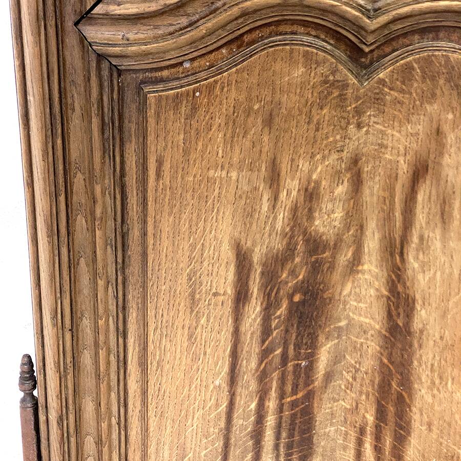 Pair of solid oak cabinet doors