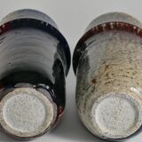Scandinavian Modern Ceramic Vases, Sylvia Leuchovius, Rörstrand 1976,  Set of 2