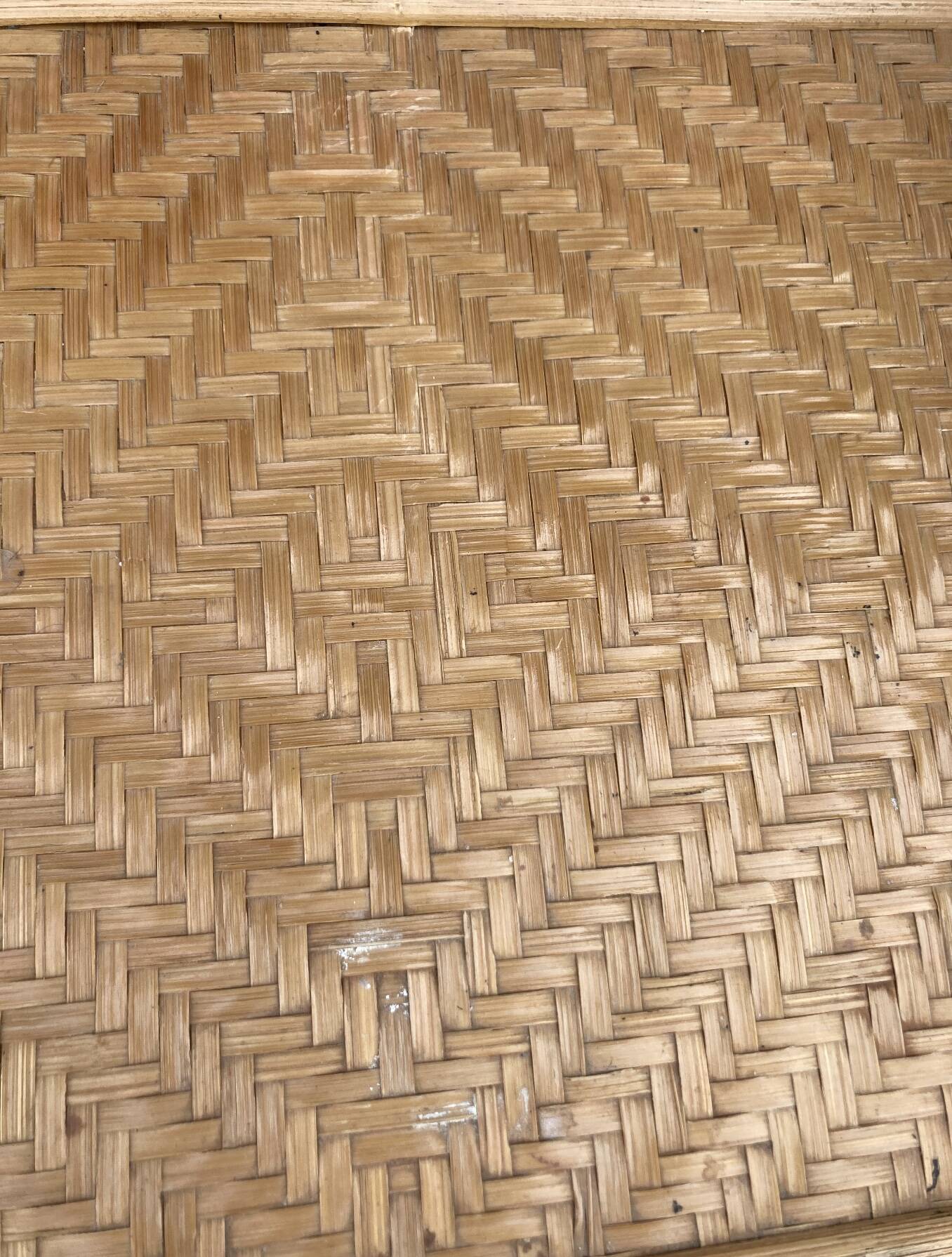 Vintage rattan chiffonier