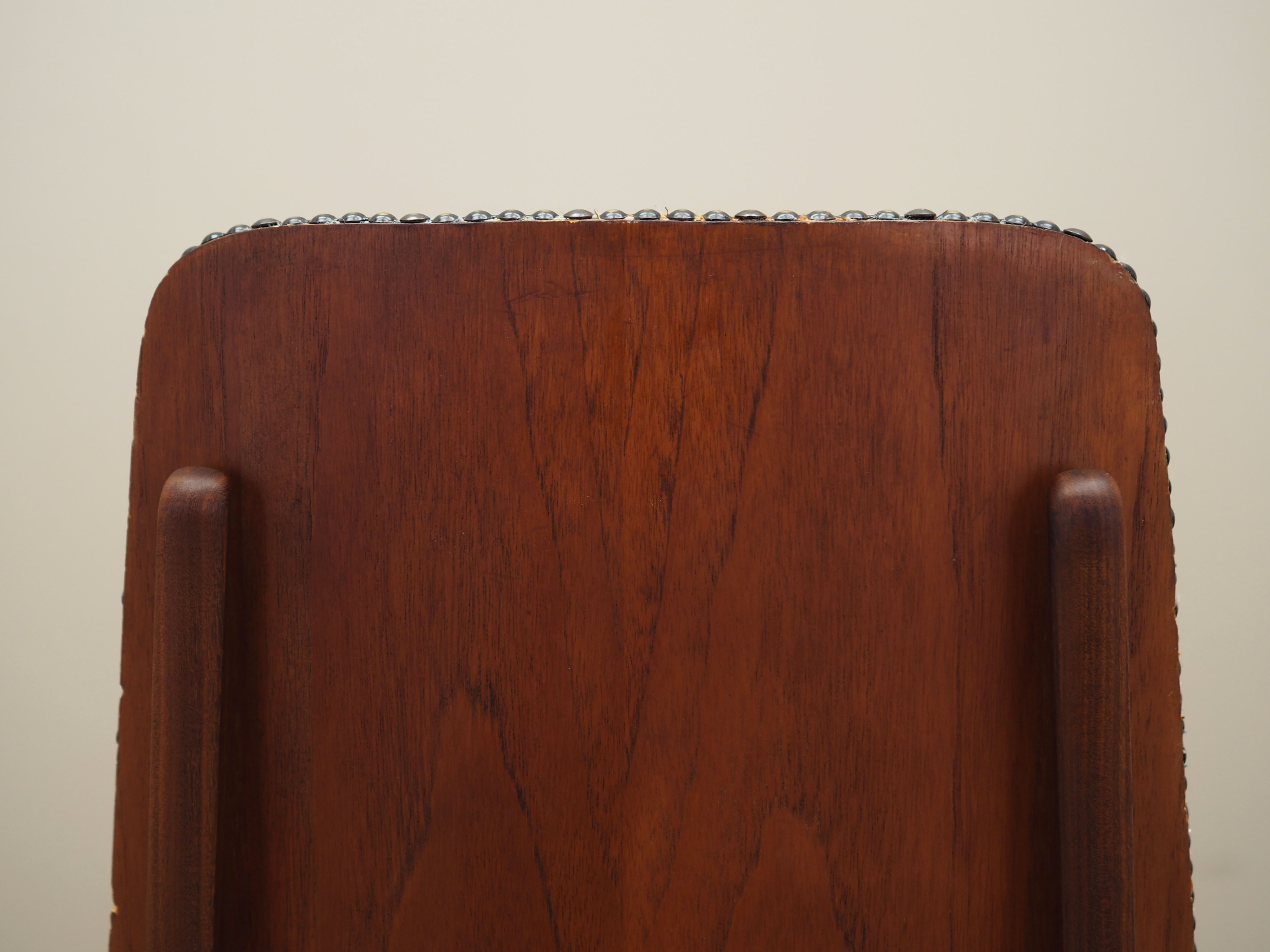 Chaise en teck, design danois, années 1970, Danemark