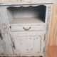 Old blue patinated buffet