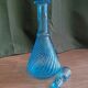 Blue glass carafe